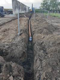 Tiefbau mit Kabelverlegung Tiefbau mit Kabelverlegung